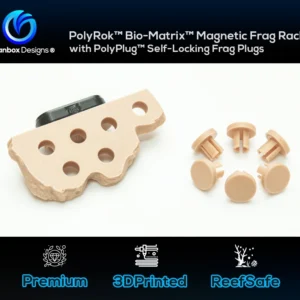 PolyRok Bio Matrix Media Magnetic Frag Rack with Self-Locking PolyPlugs