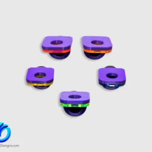 GLO CoralOne Magnetic Solo Frag Racks Infinity Pack (INDIGO) - Oceanbox Designs