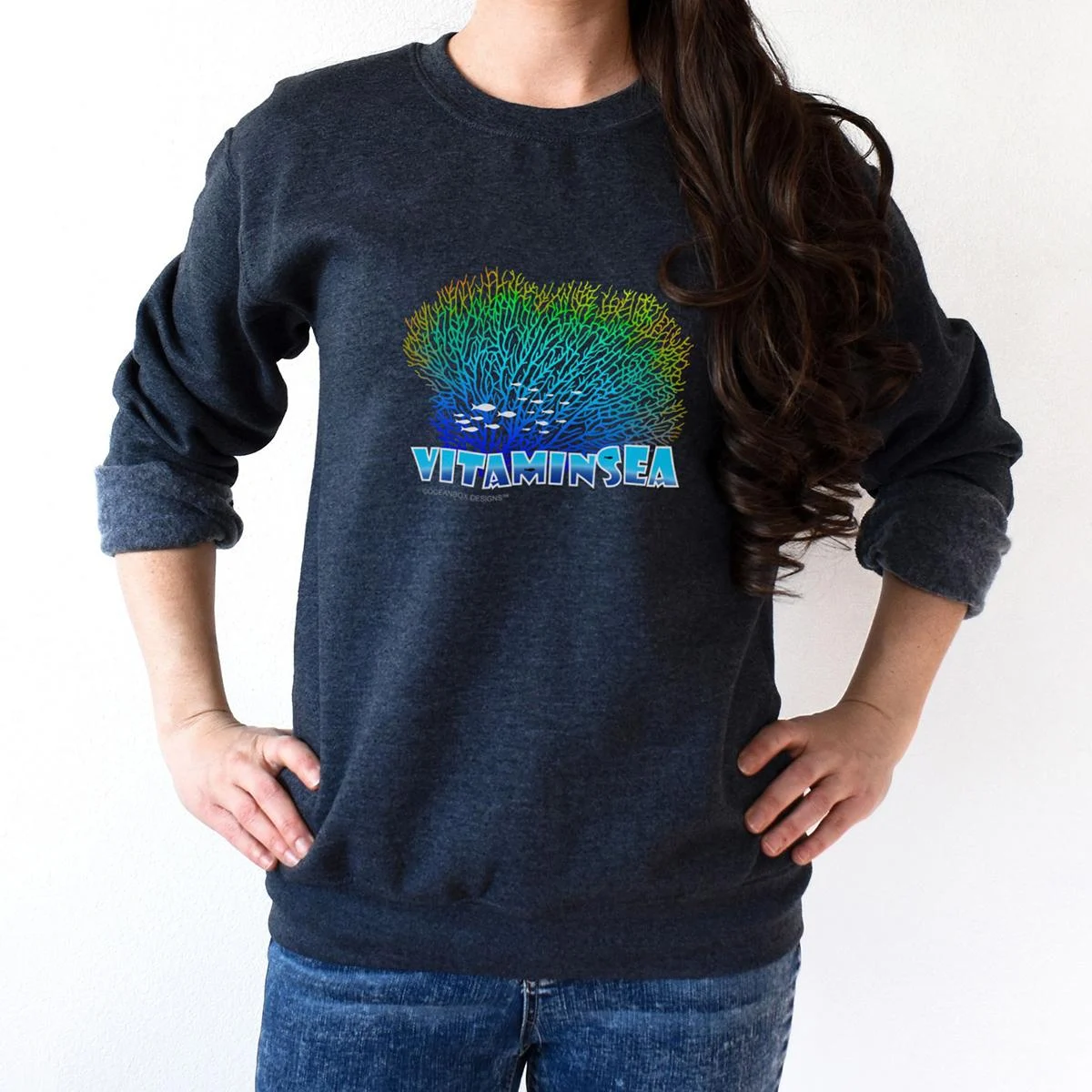 VITAMIN SEA Unisex Sweatshirt for Reefer and Reef Hobby